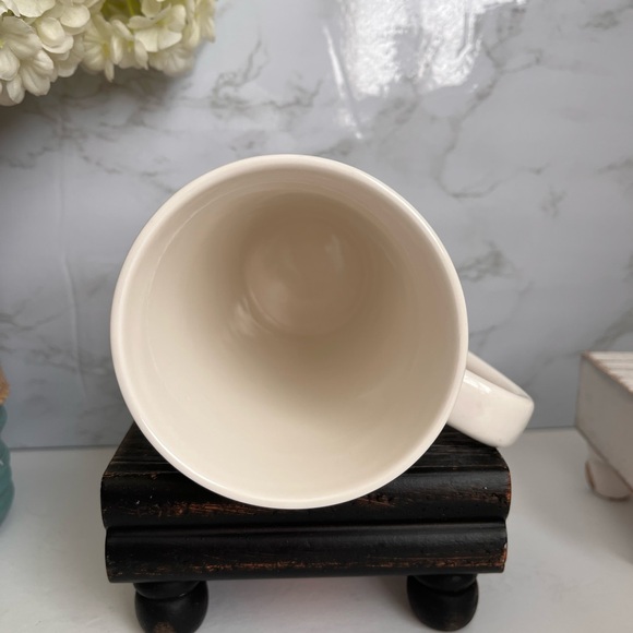 EUC Starbucks Coffee Mug Houndstooth 2017 Tall 16 oz. Red & White w/Mermaid - Picture 3 of 6